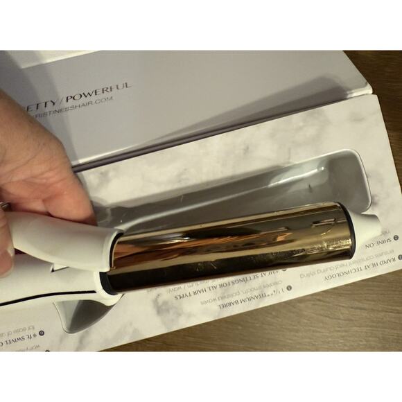 Kristin Ess Soft Wave 1 1/4” Curling Iron – Titanium Barrel | Used in Box - Picture 13 of 13